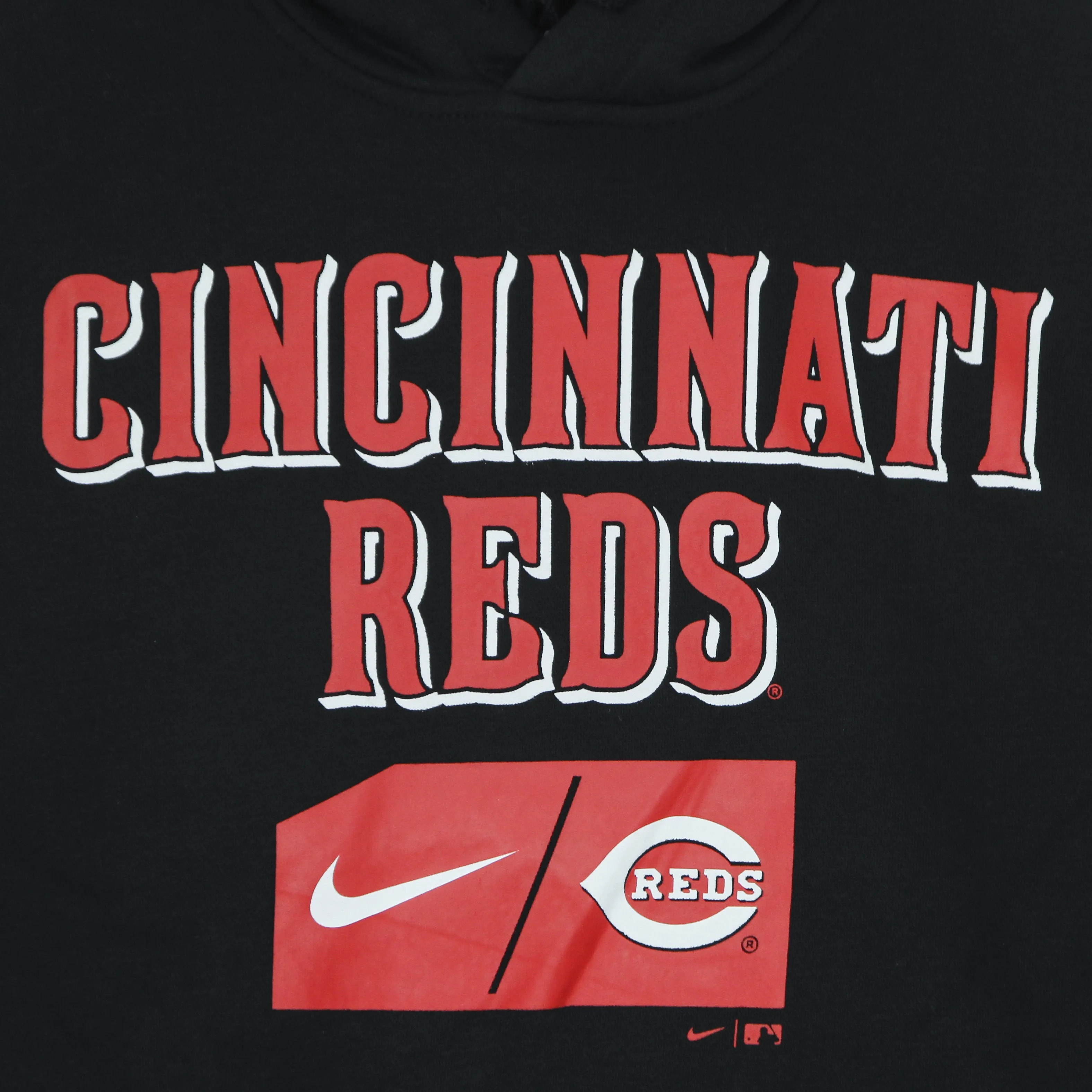 Felpa Cappuccio Uomo Mlb Team Lettering Club Pullover Hoodie Cinred Black