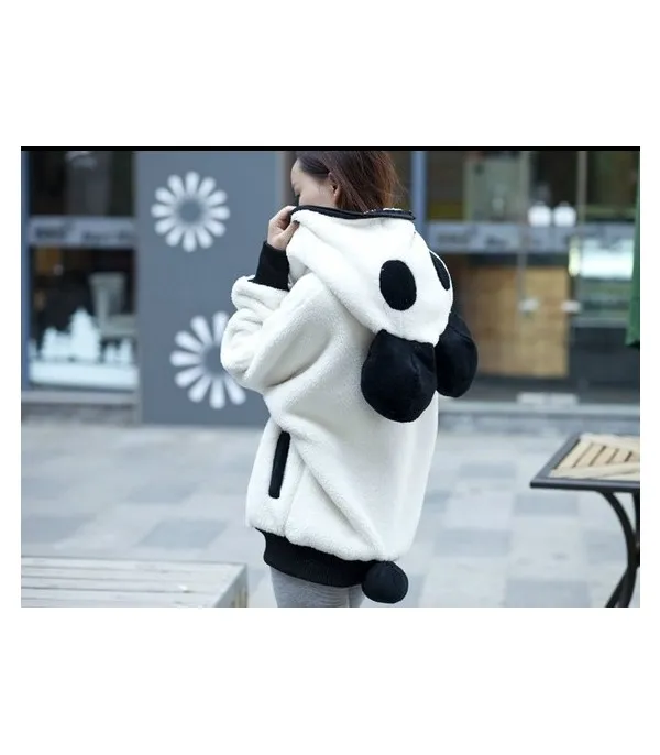 Felpa orecchie panda