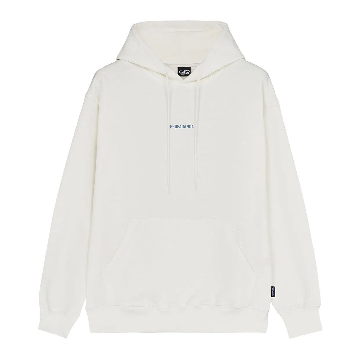 Felpa Propaganda Ribs Bianco Panna / Azzurro