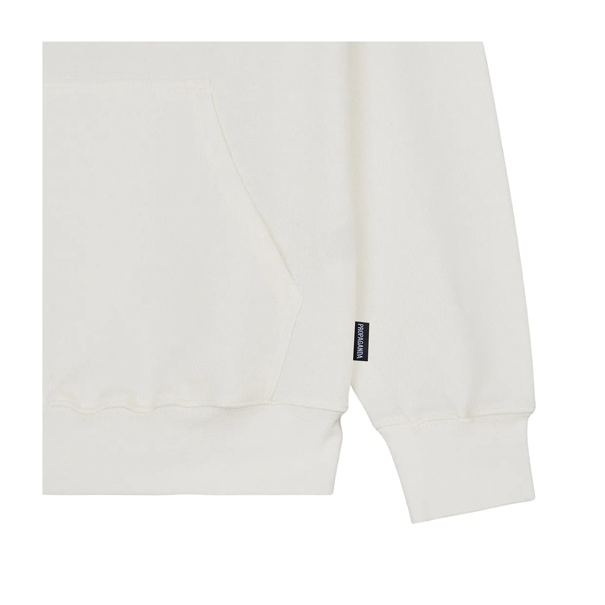 Felpa Propaganda Ribs Bianco Panna / Azzurro