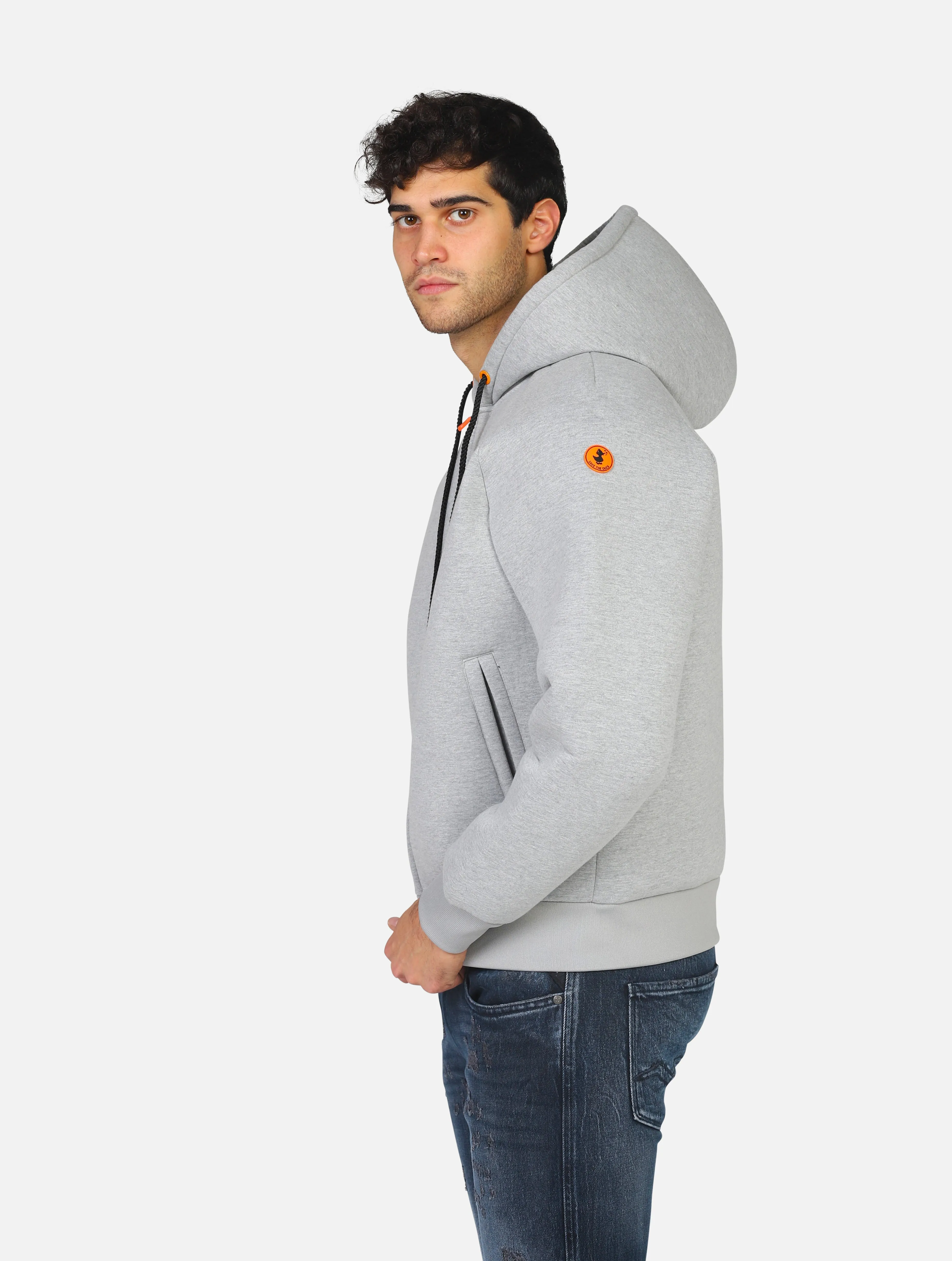 felpa SAVE THE DUCK - DF1504UGREY MELANGE