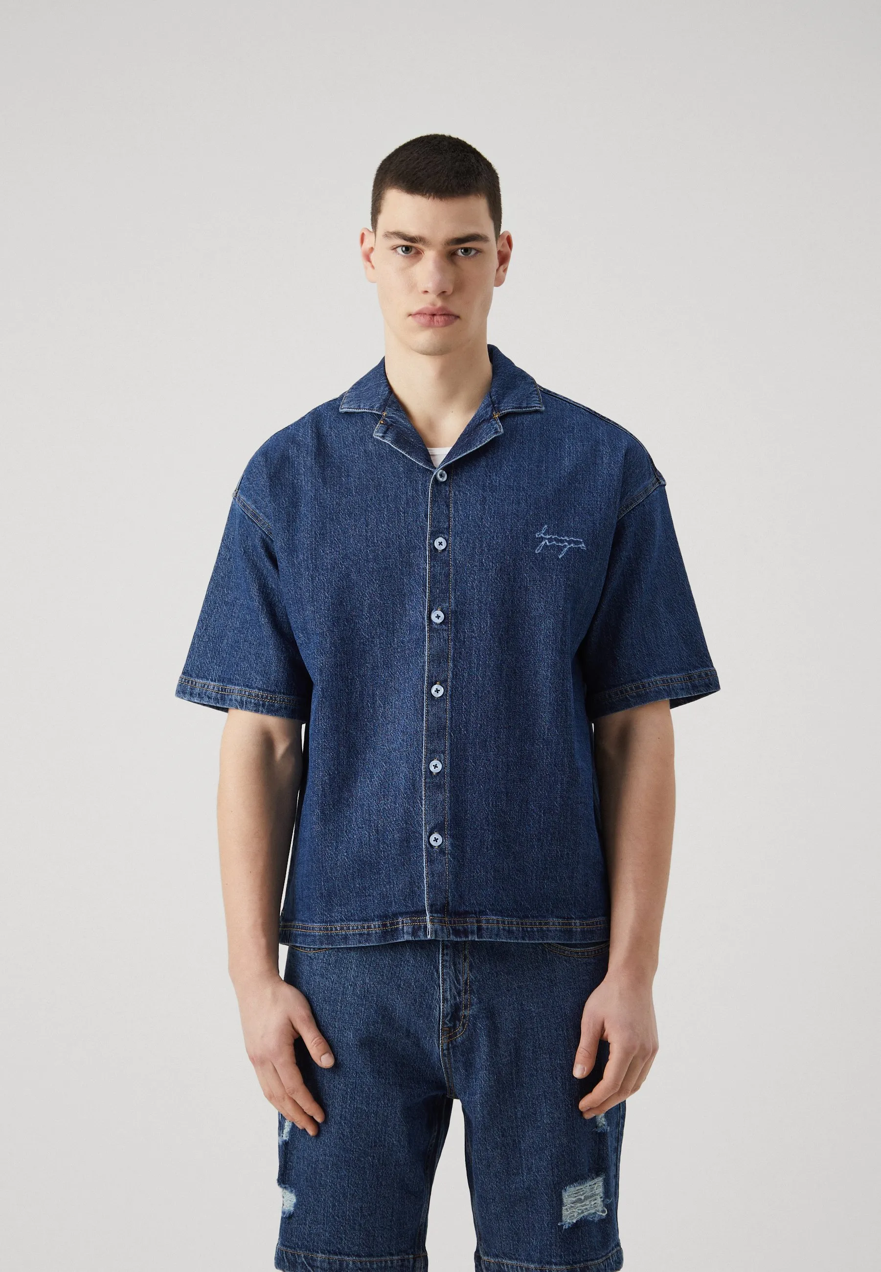 FLOCK PRINT RESORT SHIRT - Camicia