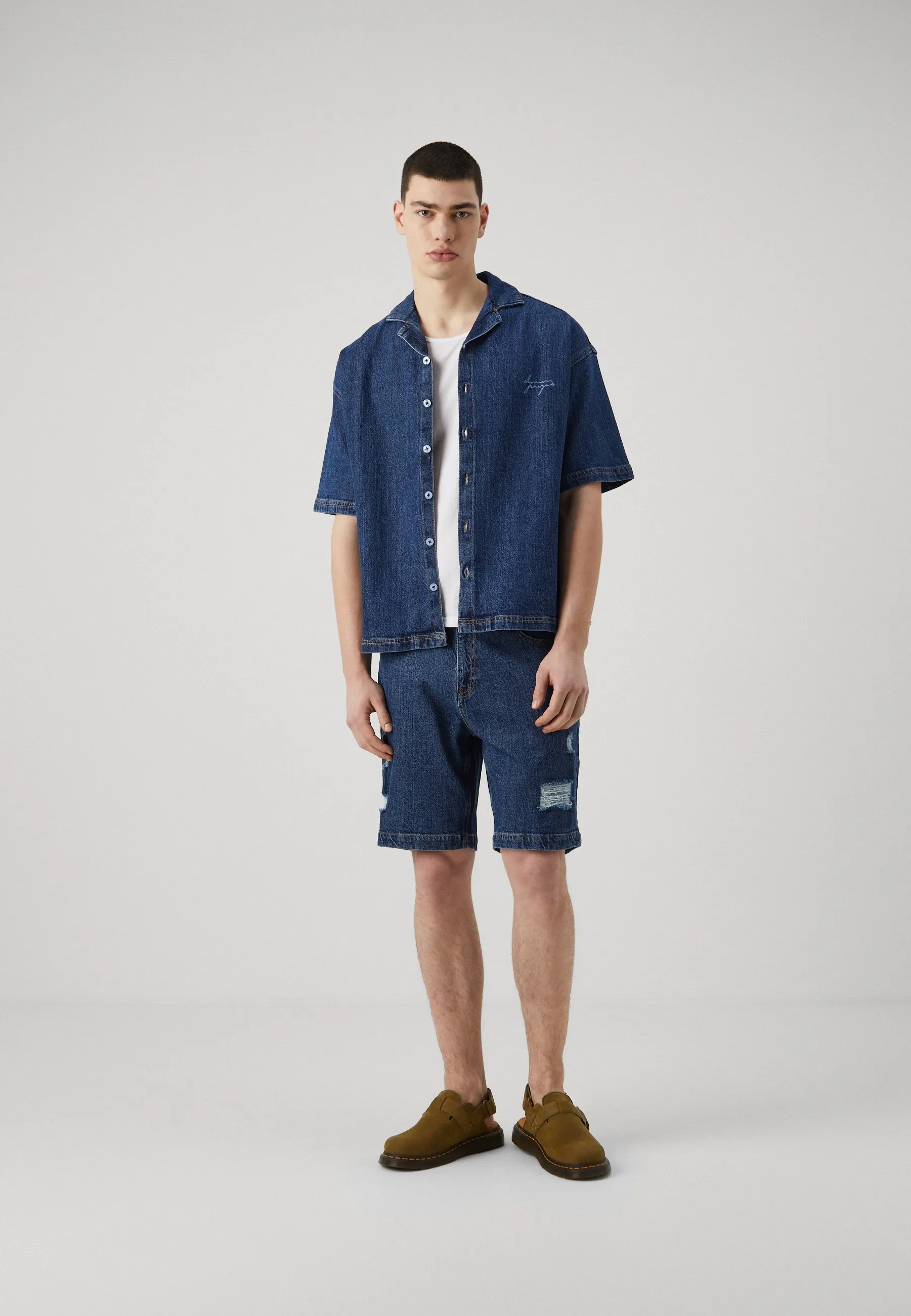 FLOCK PRINT RESORT SHIRT - Camicia
