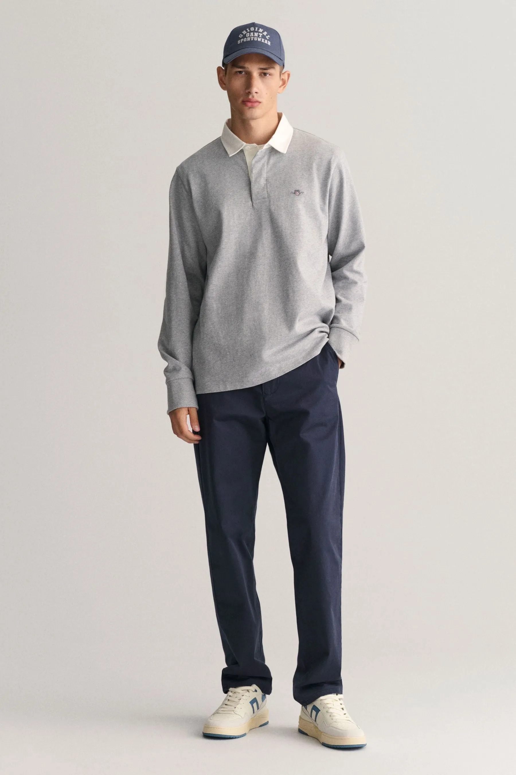 GANT regular  - Pantaloni chino in twill di cotone Pantaloni