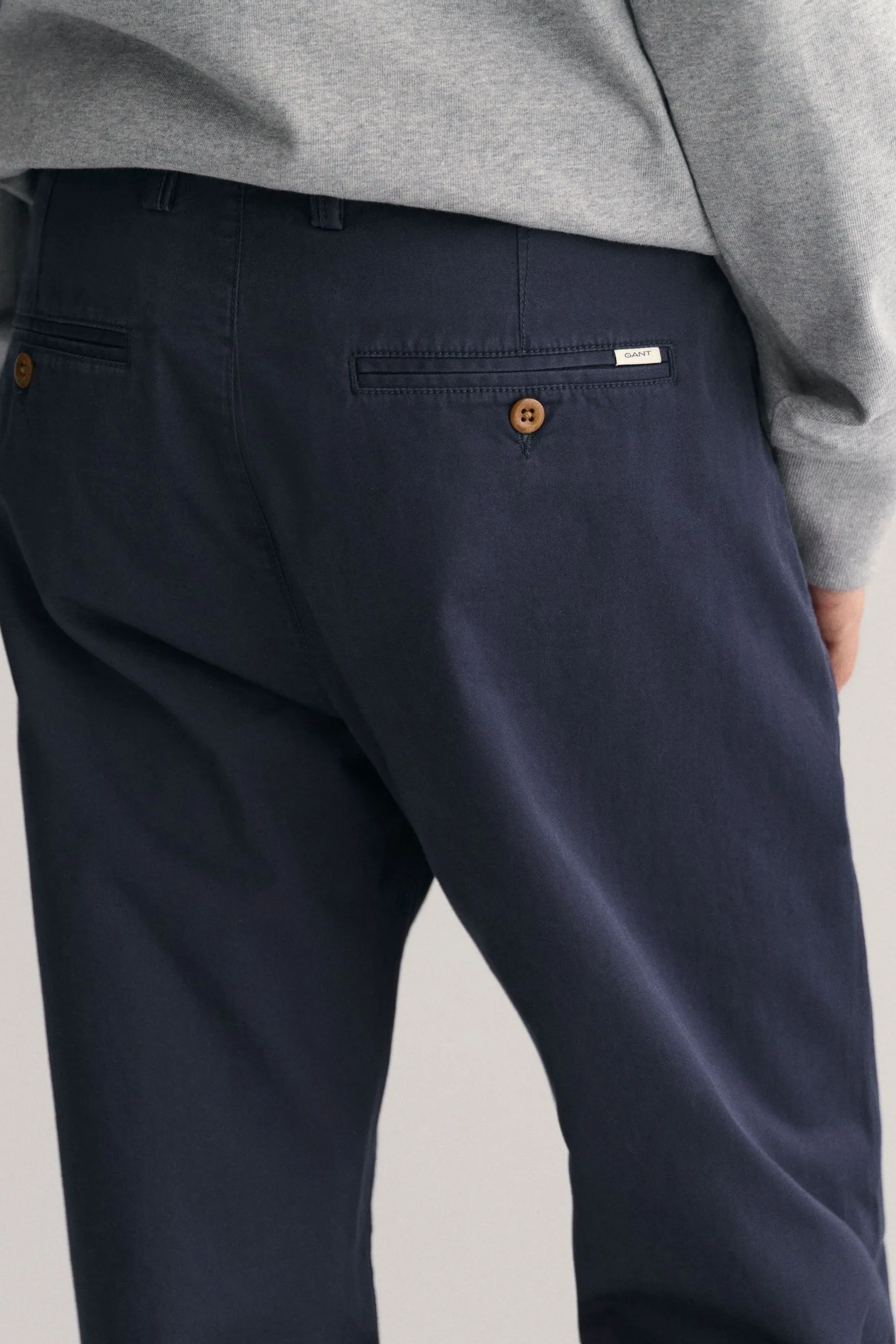 GANT regular  - Pantaloni chino in twill di cotone Pantaloni