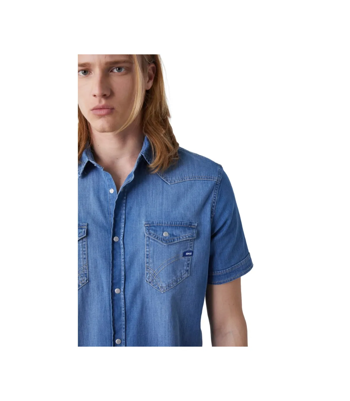 Gas Uomo Camicia Manica Corta