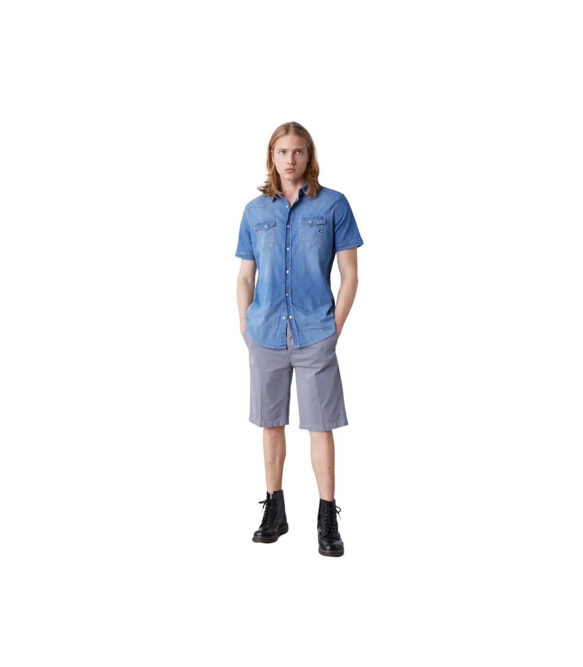 Gas Uomo Camicia Manica Corta