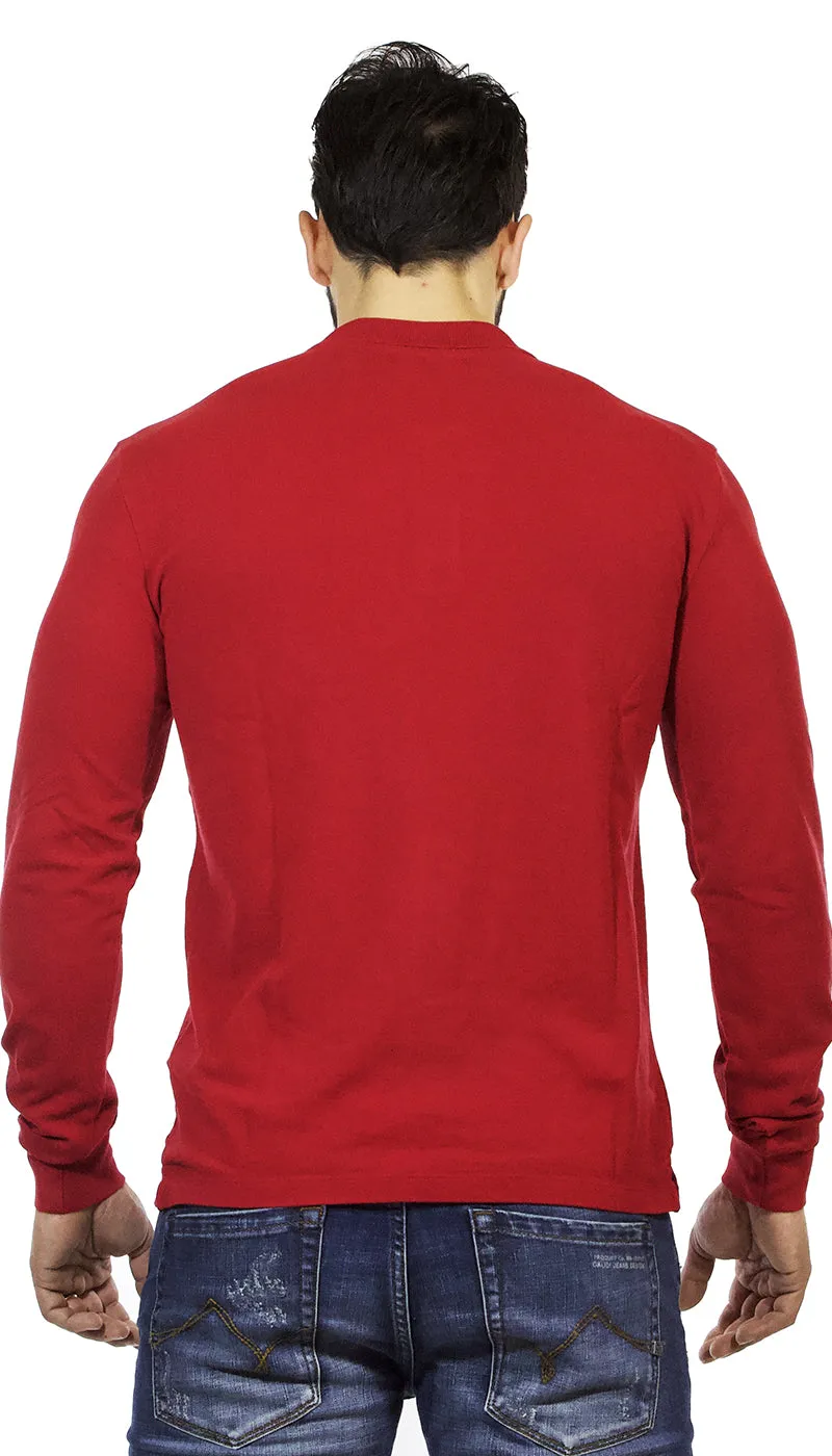 Gaudì Jeans Polo uomo in cotone piquet rossa