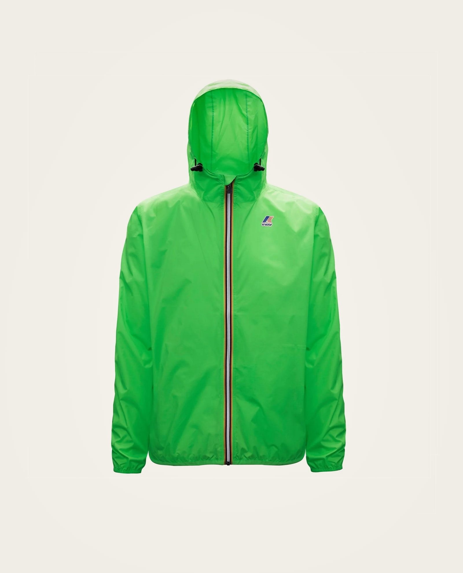 Giacca corta Claude di K-way con cappuccio e logo