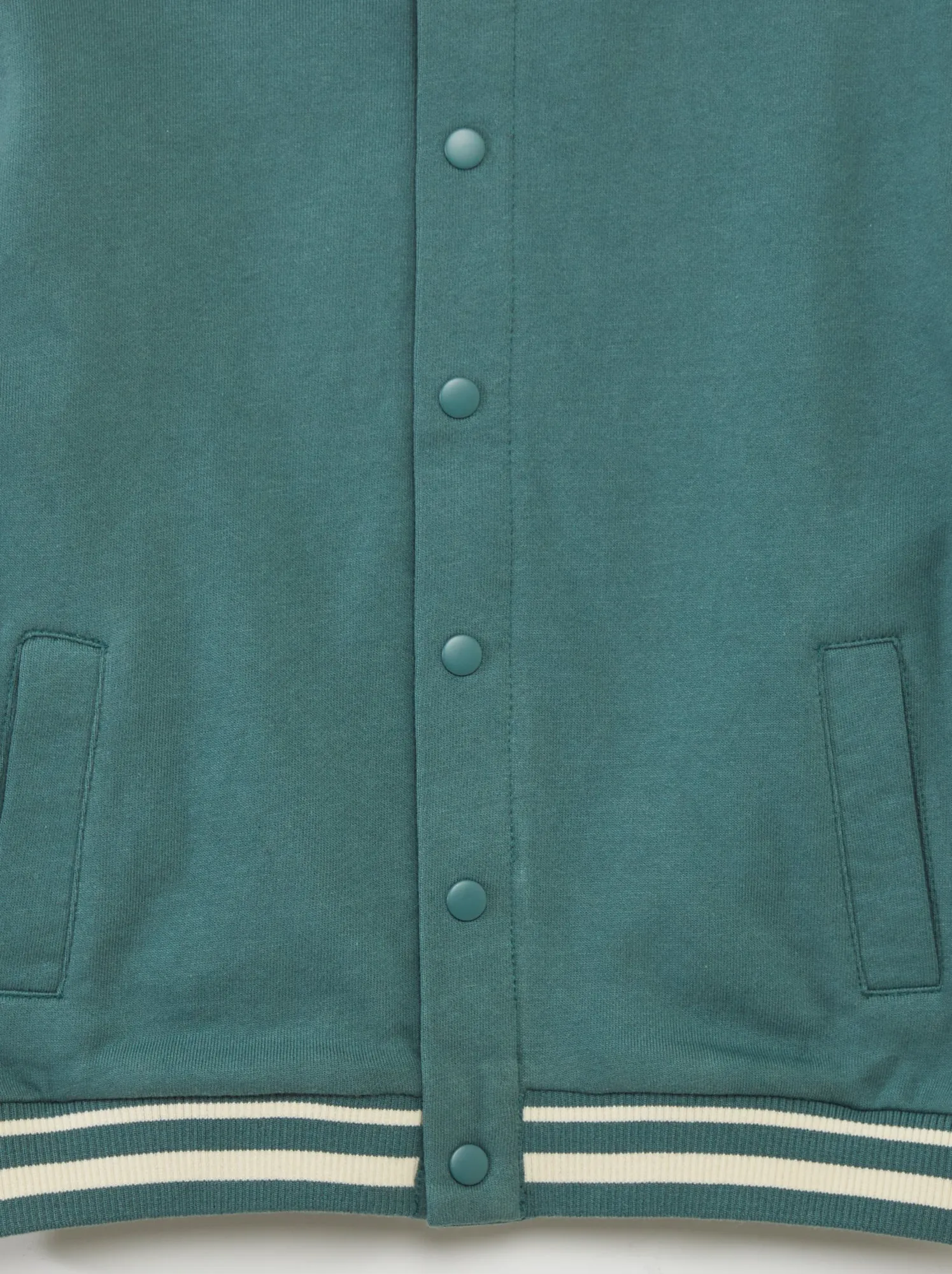 Giacca in tessuto felpato leggero - BLU