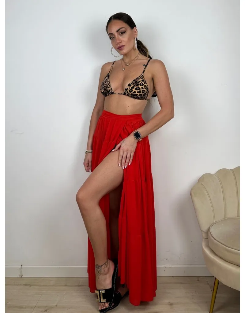 GONNA COPRICOSTUME VIVIENNE ROSSA