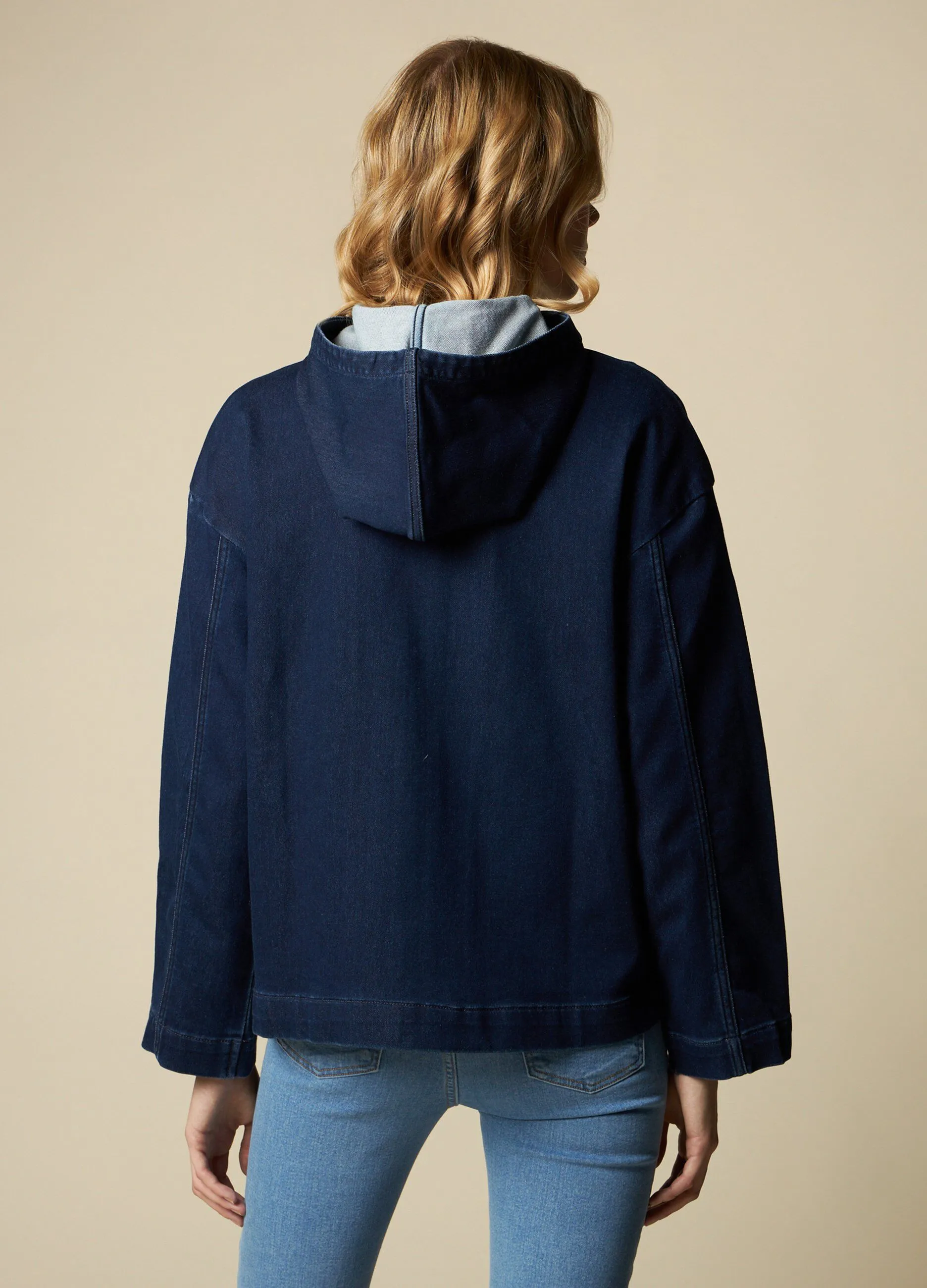 HOLISTIC  Giacca in denim con cappuccio donna