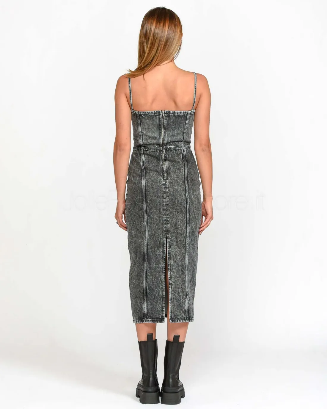---------------  ---------------  ---------------  ---------------  --------------Icon Denim Abito in Denim Grigio------