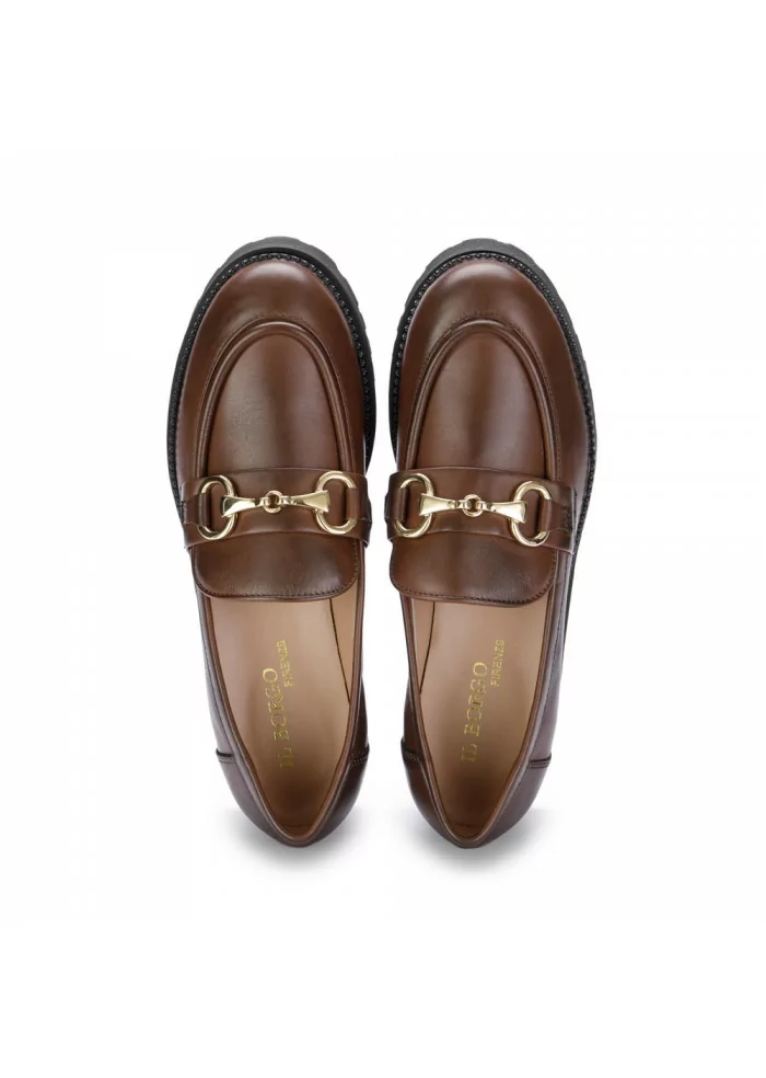 IL BORGO FIRENZE | MOCASSINI DONNA SIGARO MARRONE