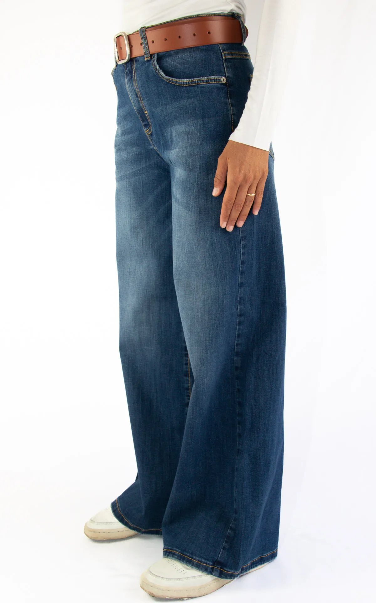 Initial – jeans palazzo – NIA