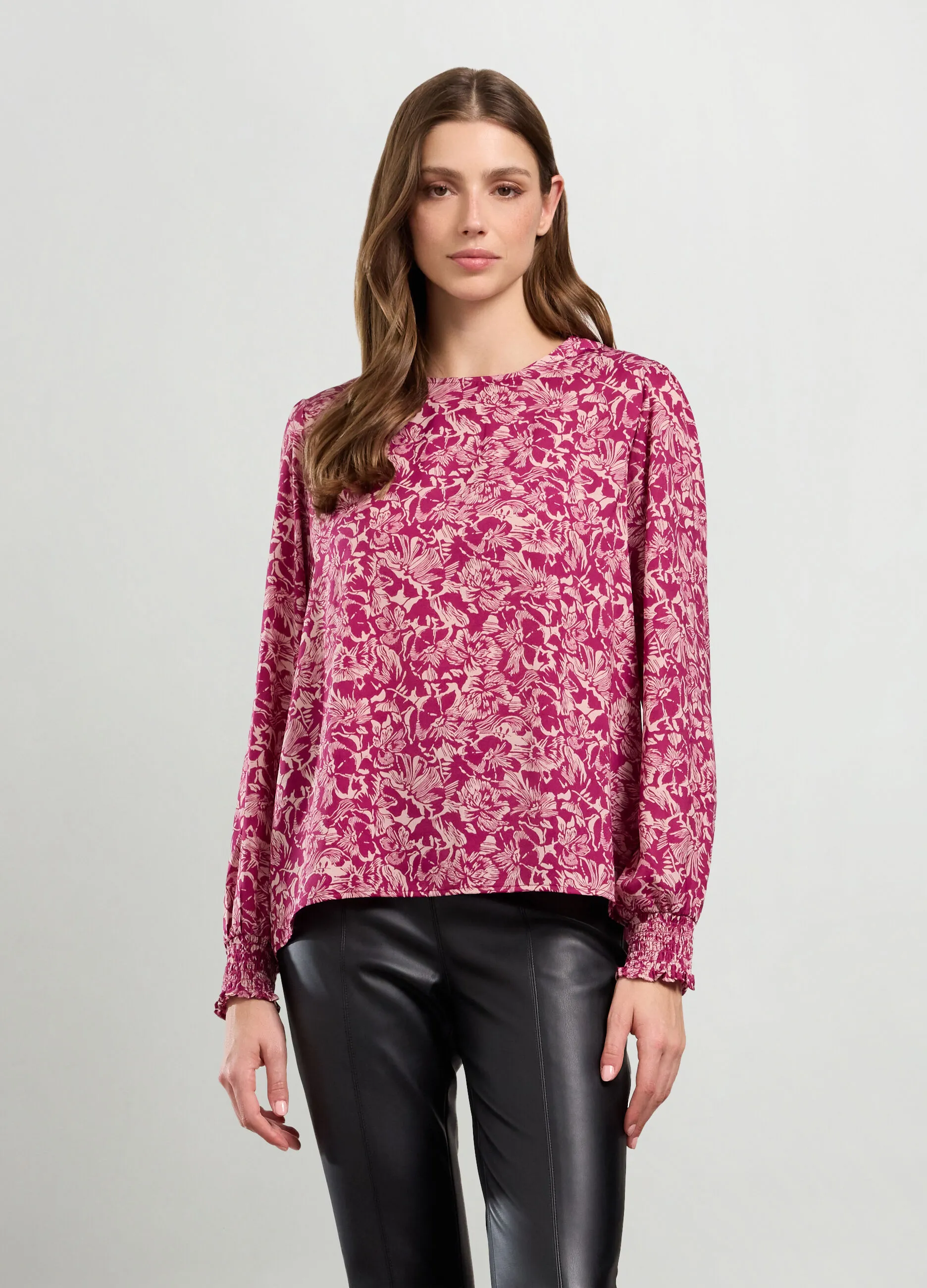 IWIE  Blusa con stampa floreale donna