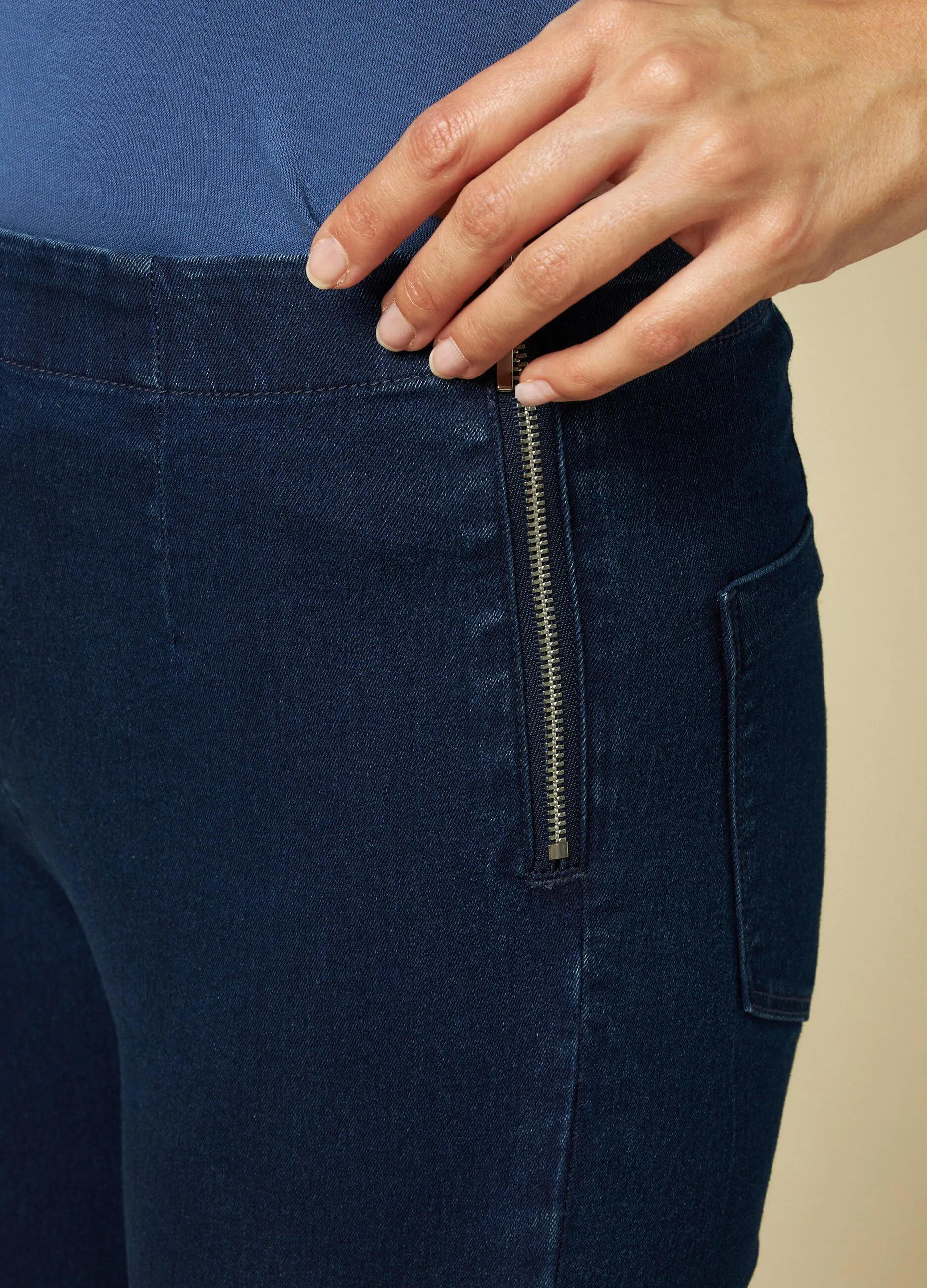 IWIE  Treggings in misto cotone donna