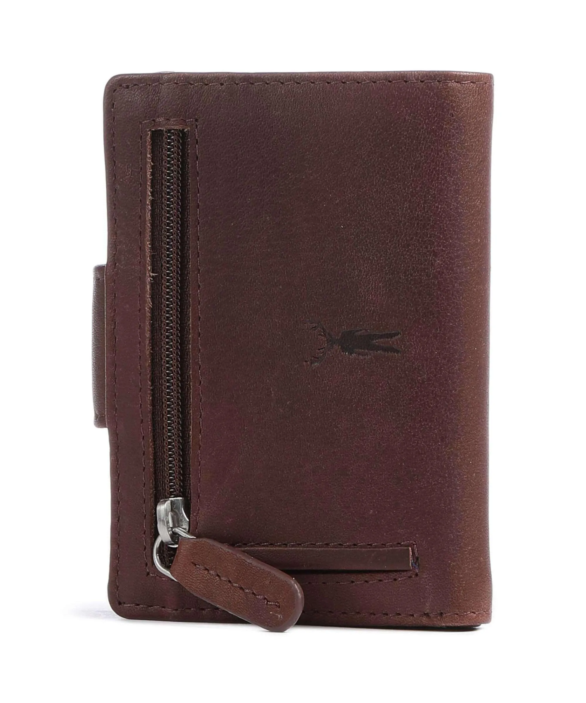  Jack Kinsky Aruba 500 Porta carte di credito pelle a grana fine marrone  