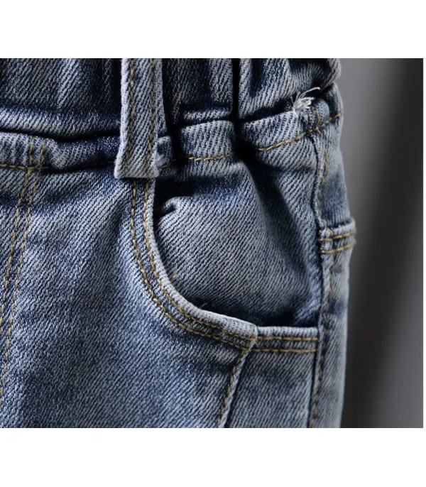 Jeans baby bordino pizzo