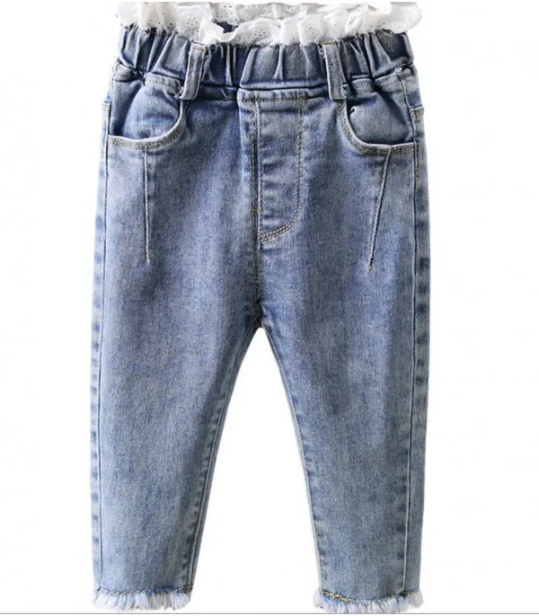 Jeans baby bordino pizzo