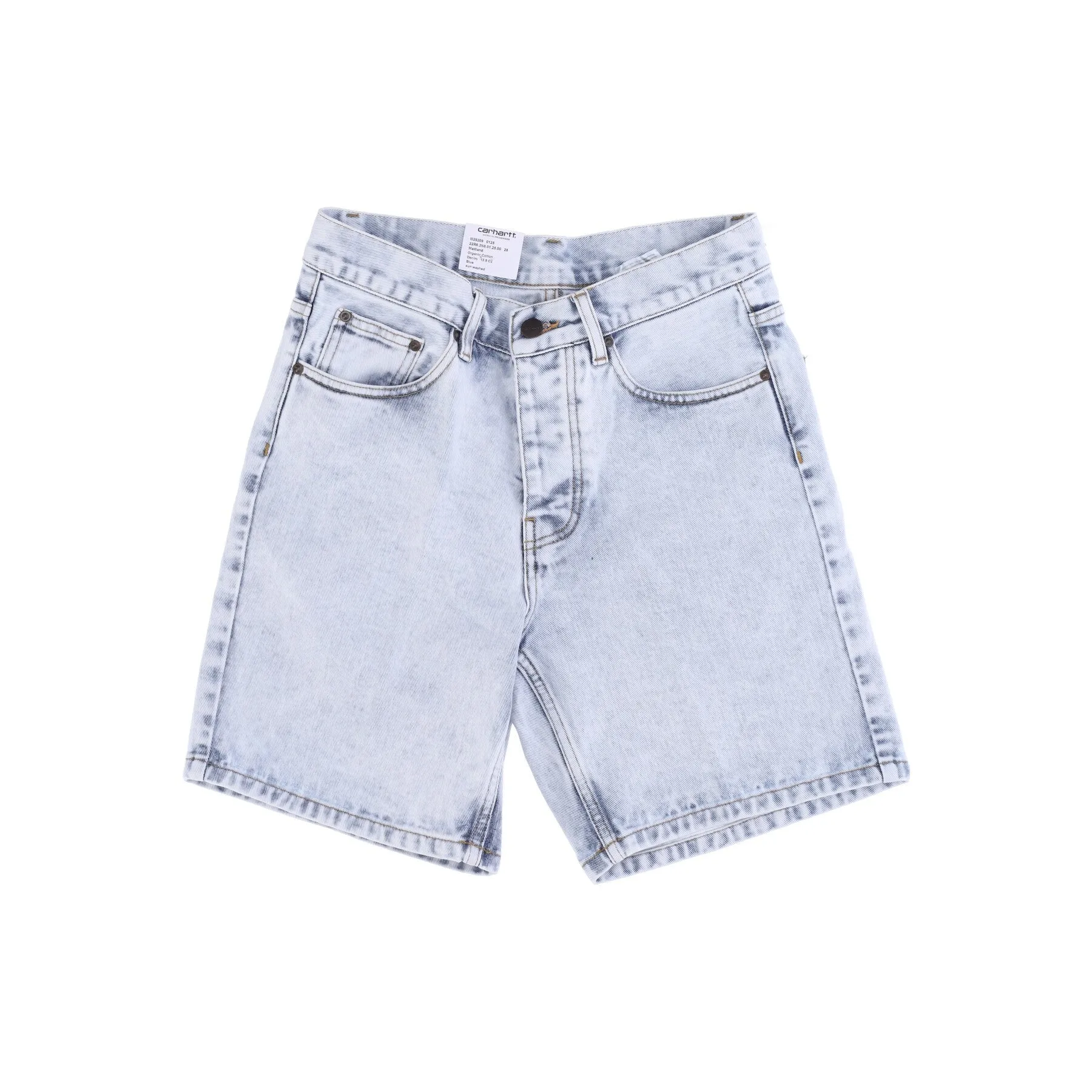 Jeans Corto Uomo Newel Short Blue Sun Washed