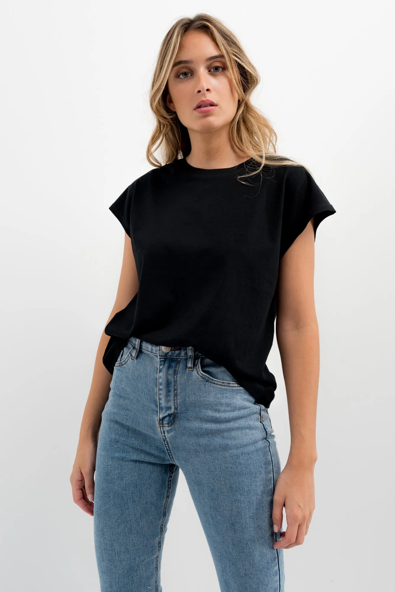 Jeans cropped flare