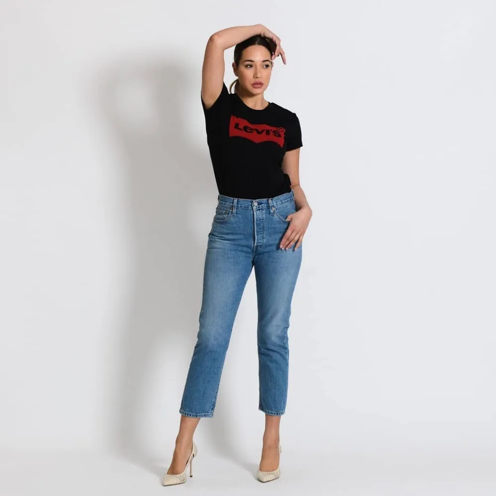 Jeans donna straight leg 501® crop