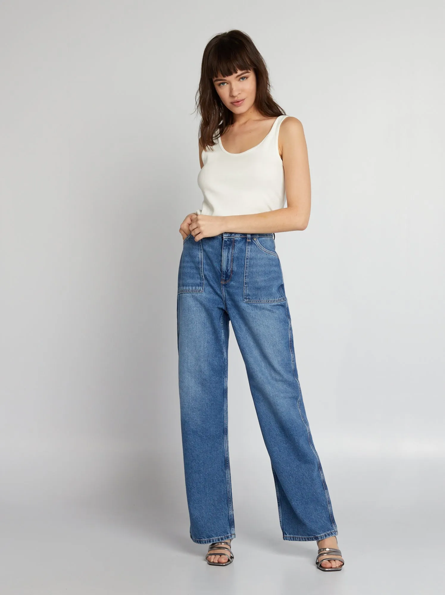 Jeans flare - L32 JDY - BLU