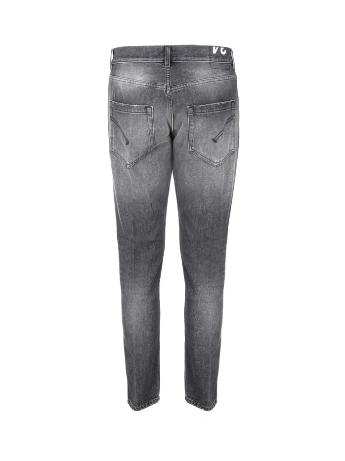 JEANS IN COTONE CON SFUMATURE