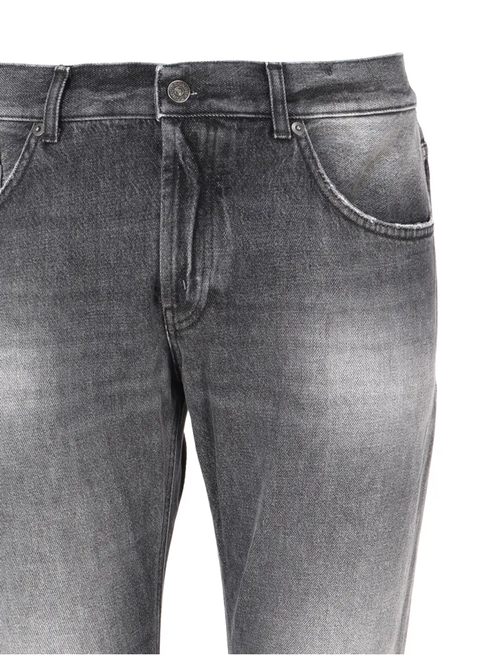 JEANS IN COTONE CON SFUMATURE