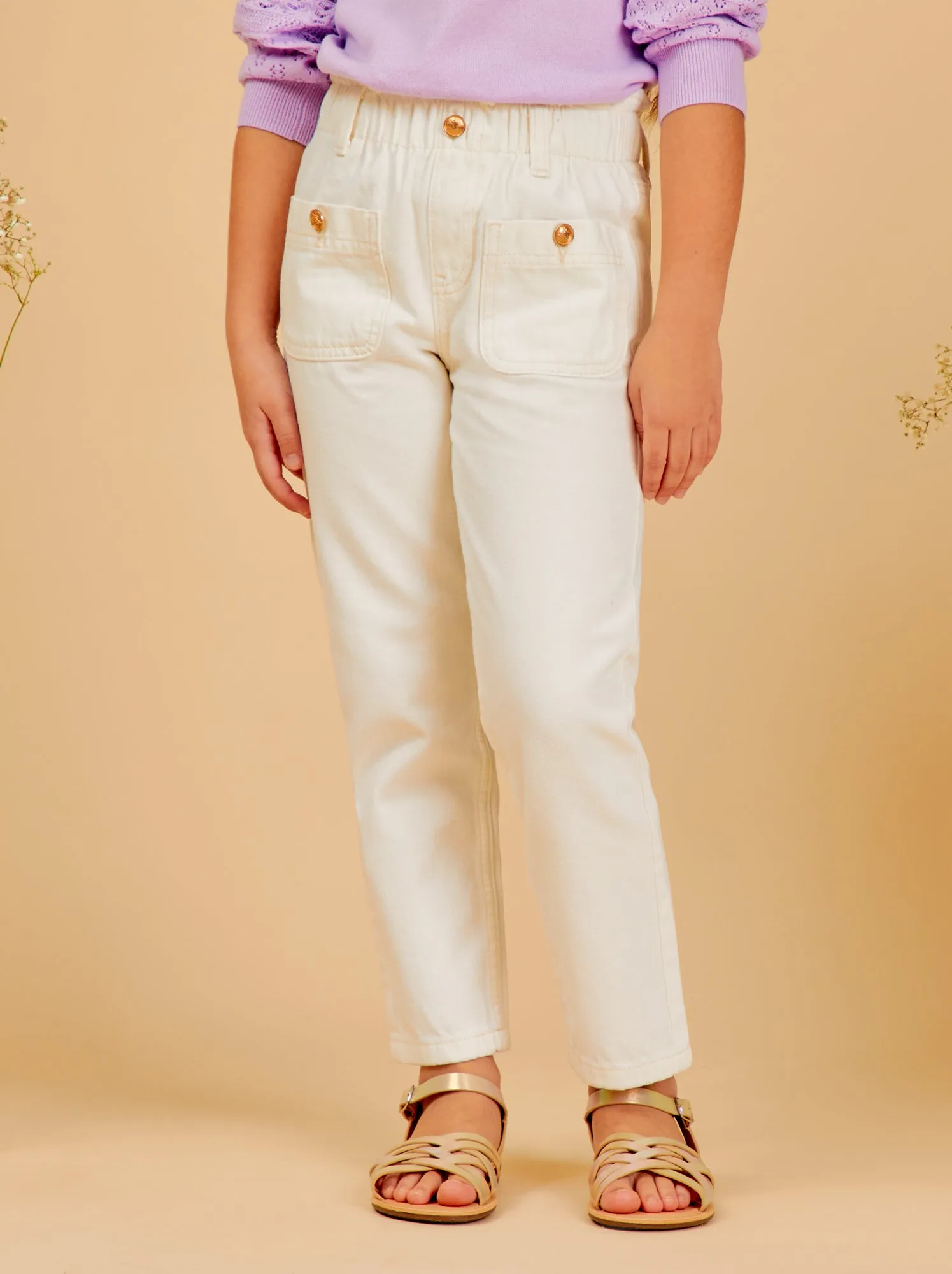 Jeans mom fit - BIANCO