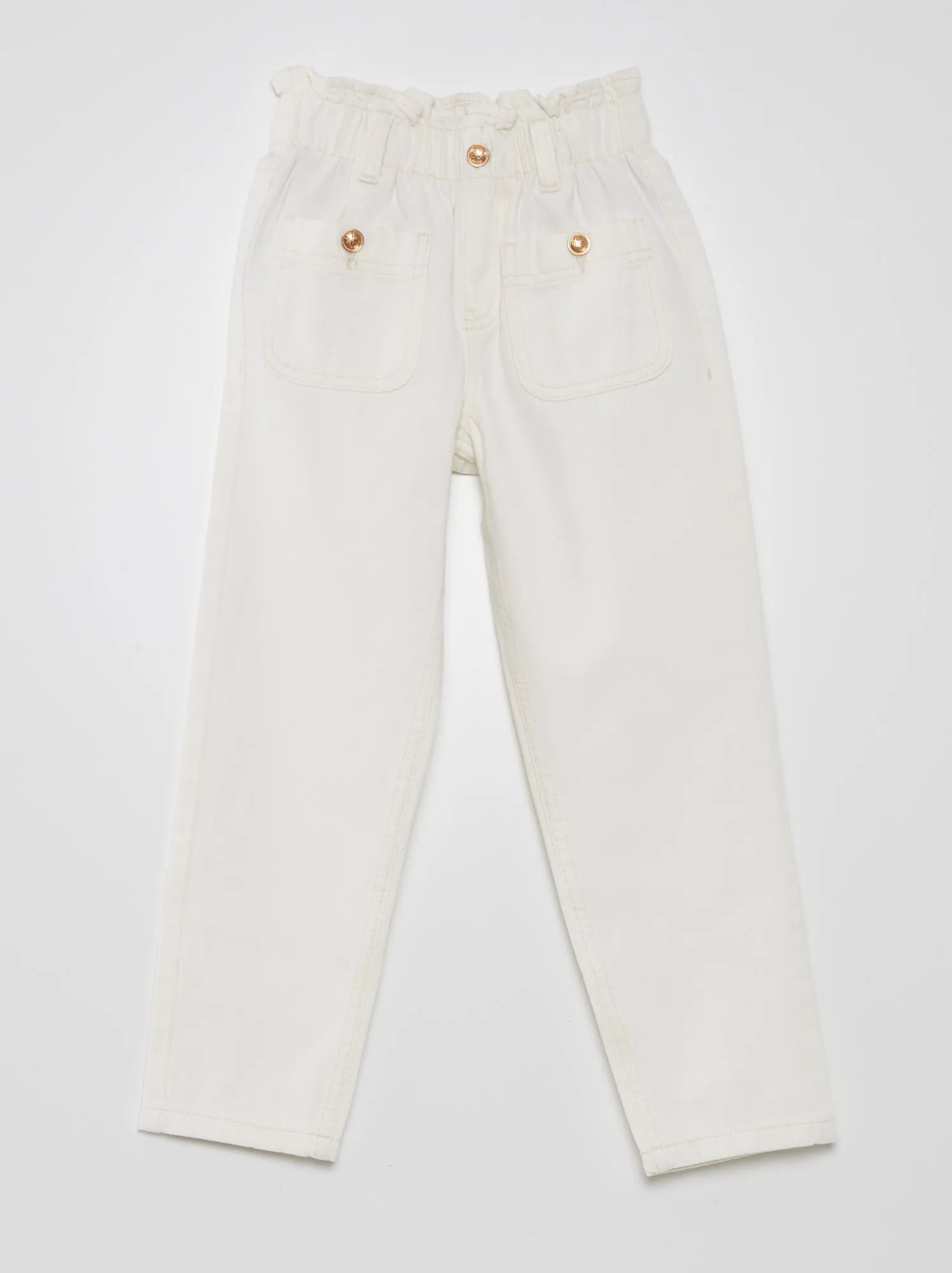 Jeans mom fit - BIANCO
