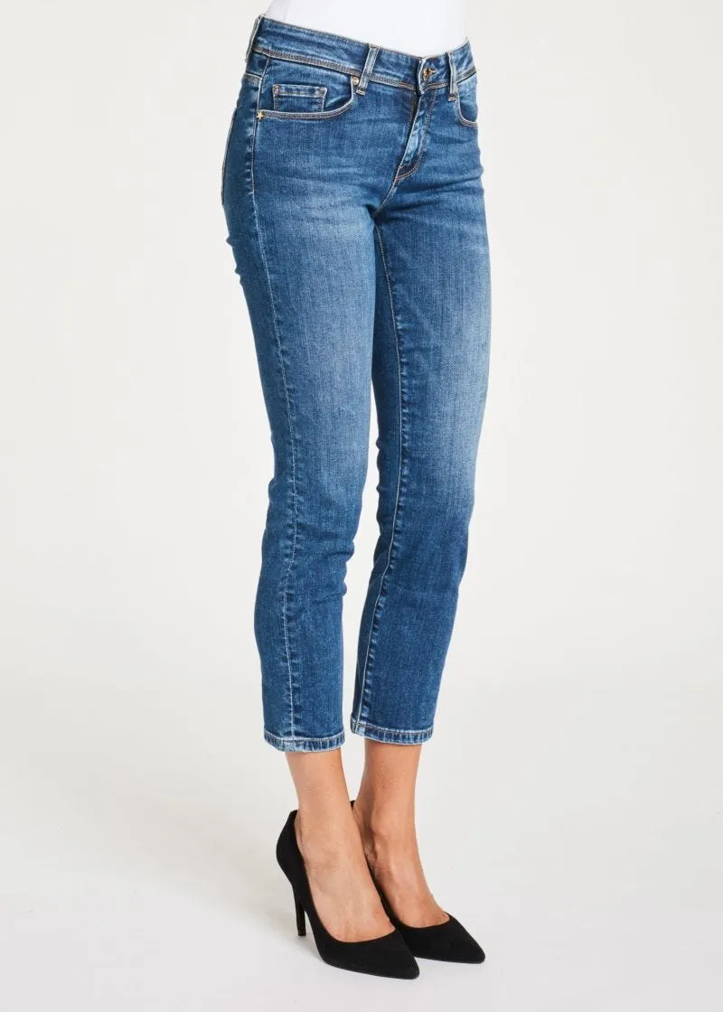 Jeans straight cropped