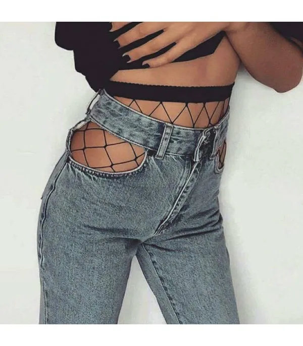 Jeans Vintage Cutout - Dream Shop