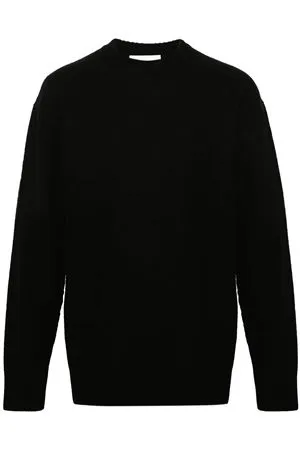 JIL SANDER Abbigliamento,Maglieria Maglione in lana cotta nera 