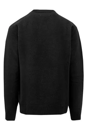 JIL SANDER Abbigliamento,Maglieria Maglione in lana cotta nera 