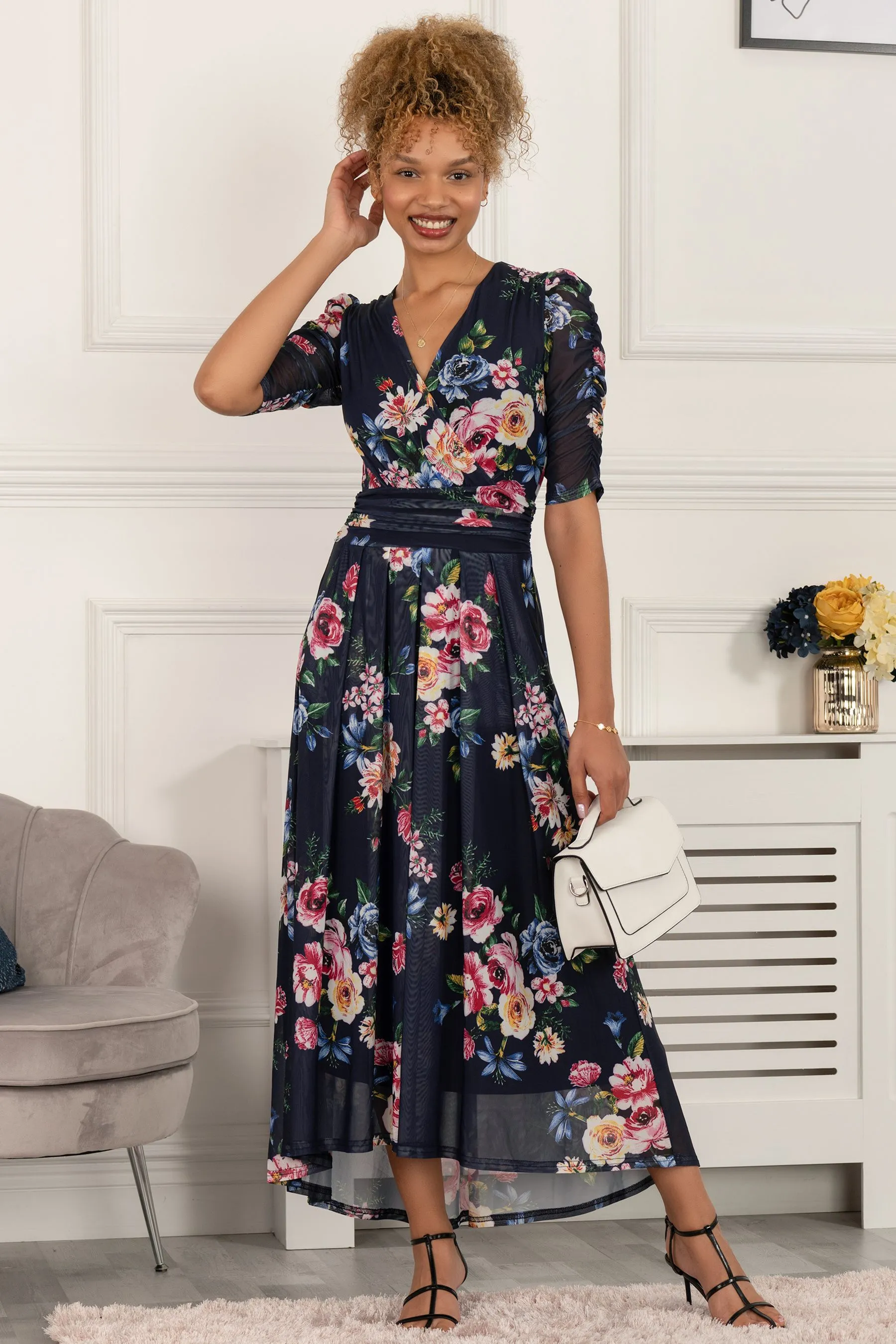 Jolie Moi - Haizley - Abito maxi Floreale Stampa a rete