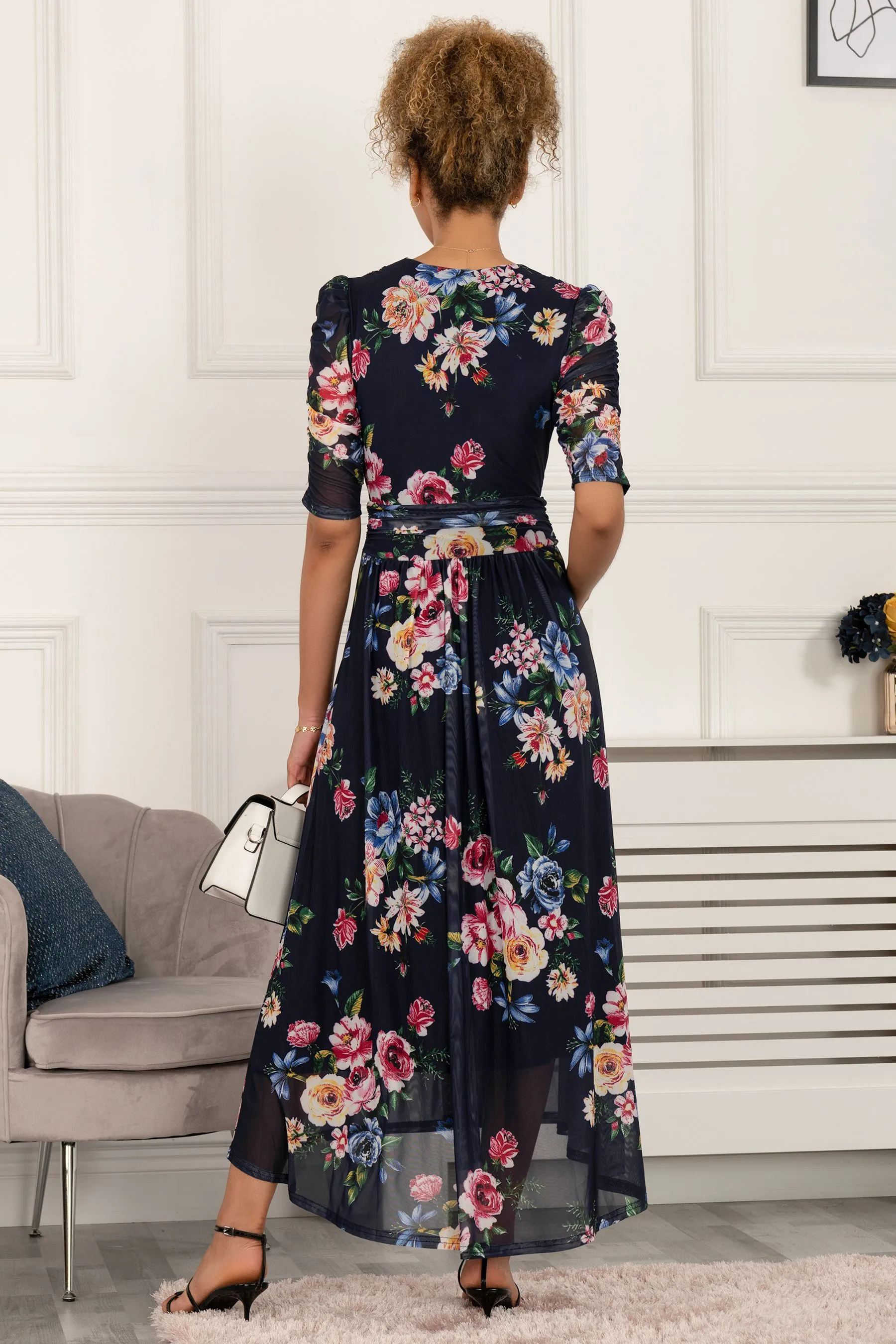 Jolie Moi - Haizley - Abito maxi Floreale Stampa a rete