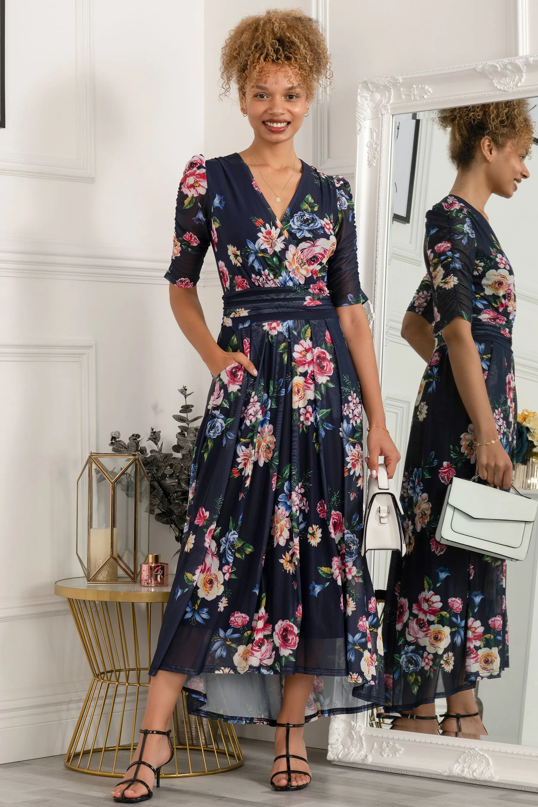 Jolie Moi - Haizley - Abito maxi Floreale Stampa a rete