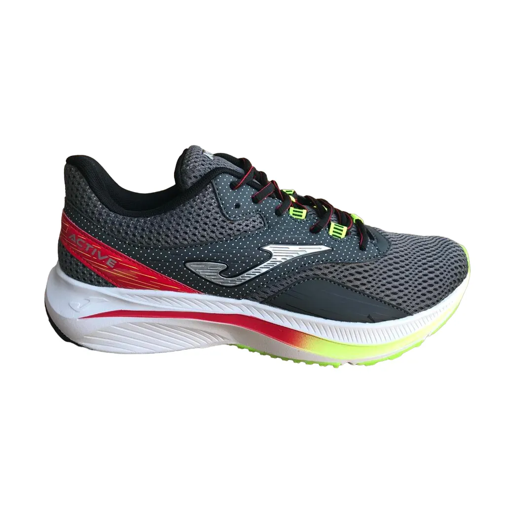 Joma Scarpa da corsa da uomo Active 2330 grigio rosso