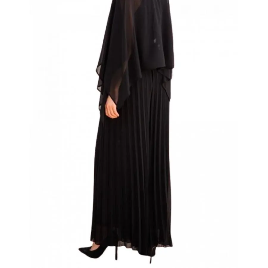 --Kaos Tuta Plisse Con Scollo Incrociato E Rouges-