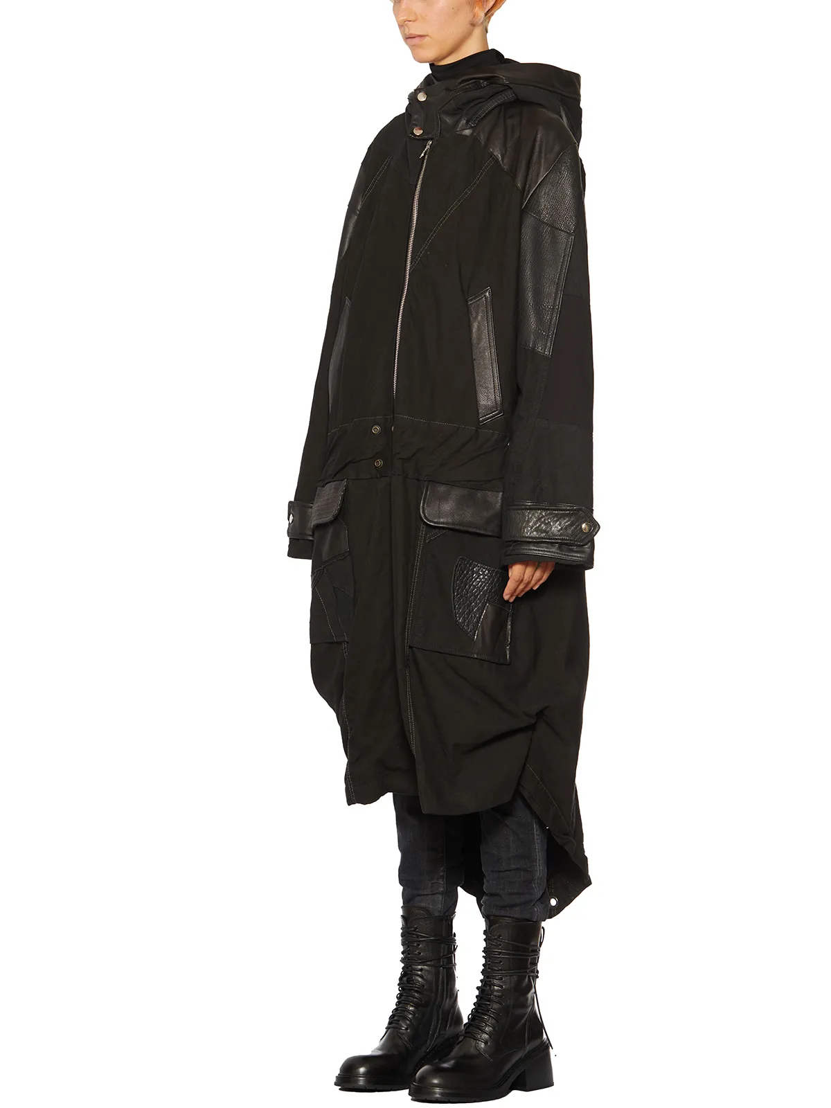 KERVIN MARC  PARKA MILITARE PATCHWORK 