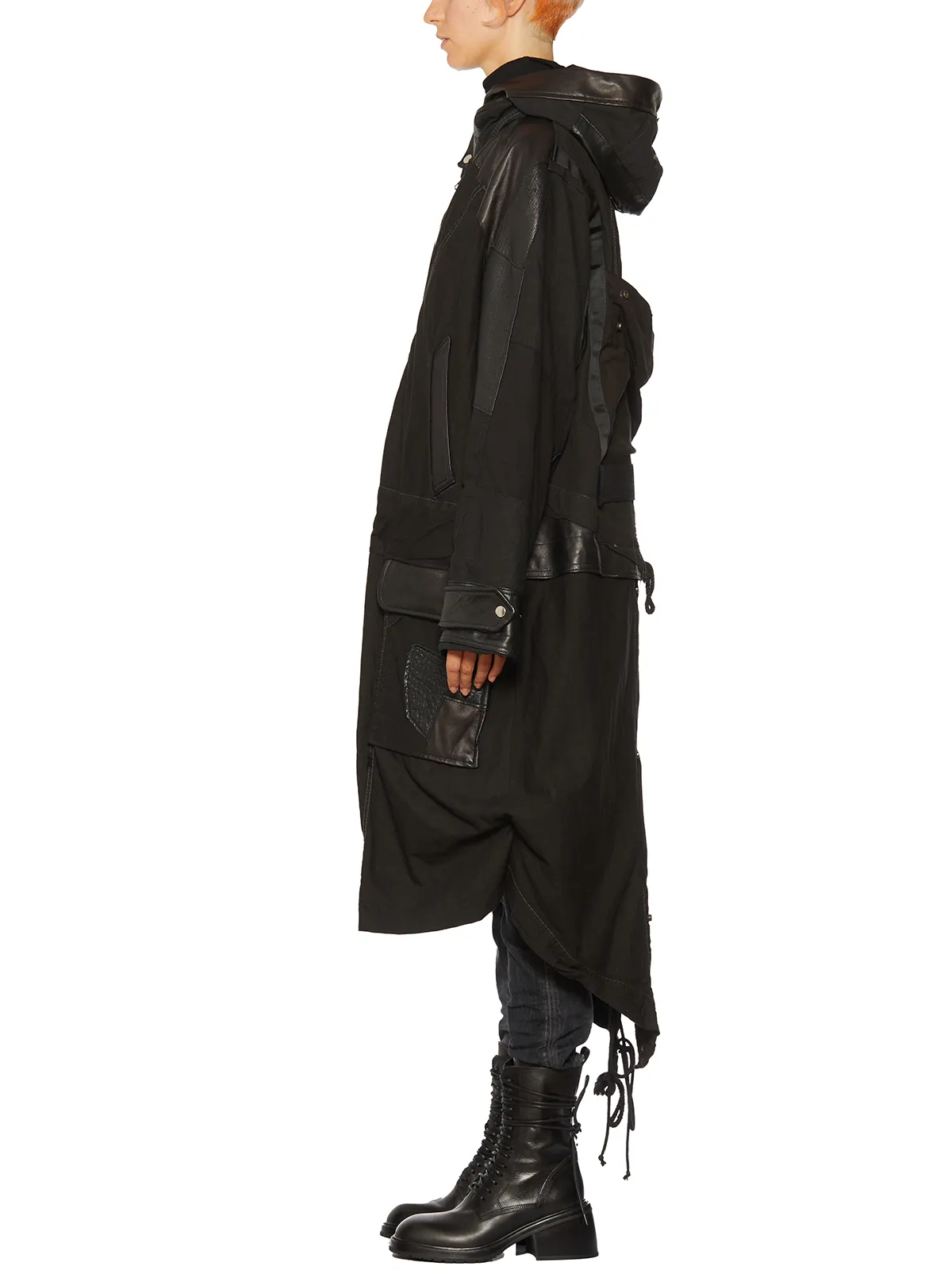 KERVIN MARC  PARKA MILITARE PATCHWORK 