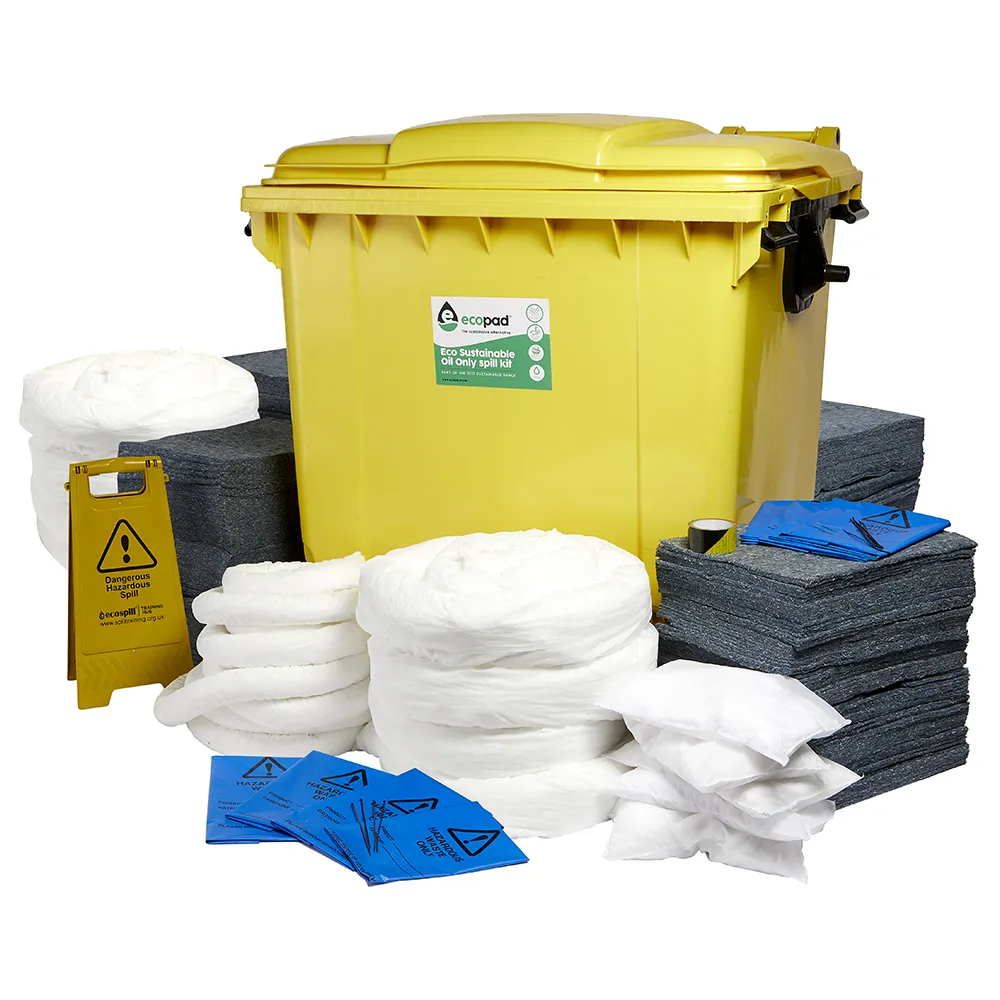 Kit controllo perdite Ecospill Ltd Oil Only, capacità assorbente 1000 L, per Olio