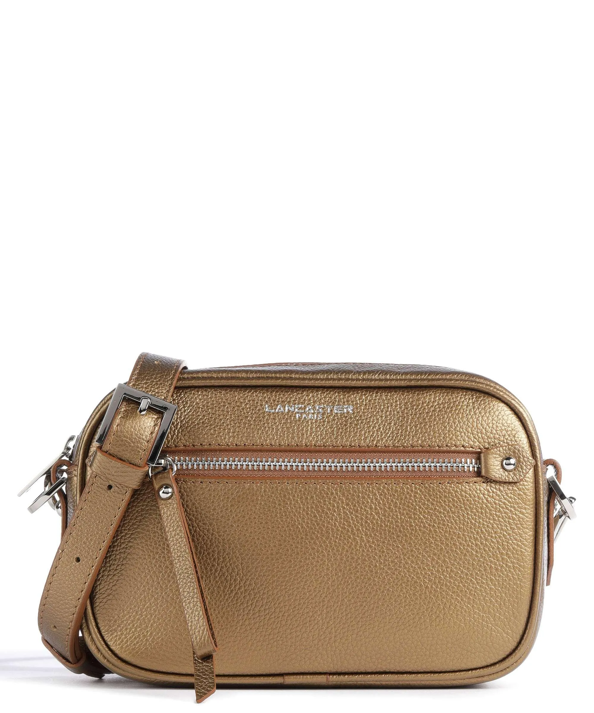  Lancaster Firenze Borsa a tracolla pelle di vacchetta grana oro  