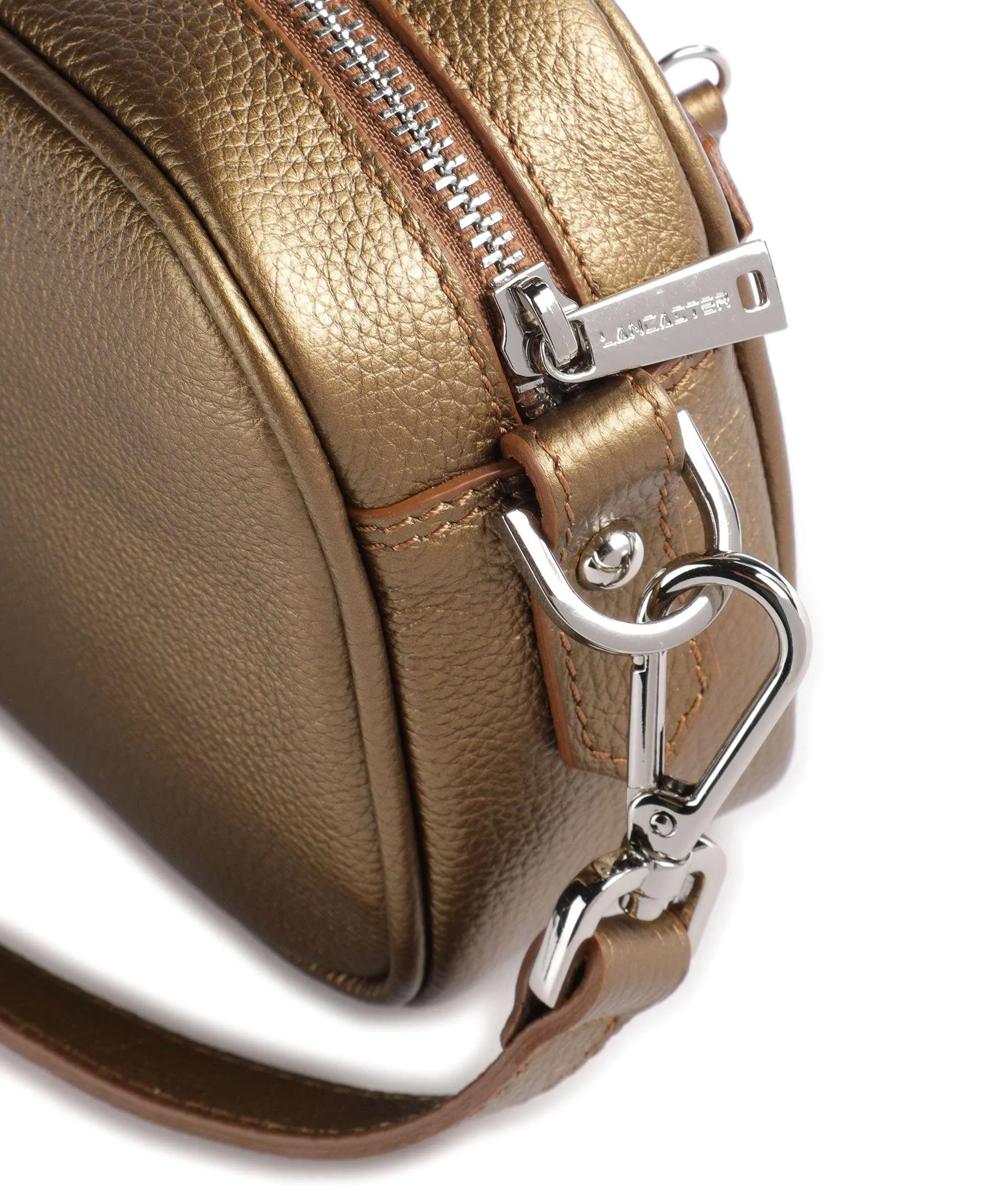  Lancaster Firenze Borsa a tracolla pelle di vacchetta grana oro  