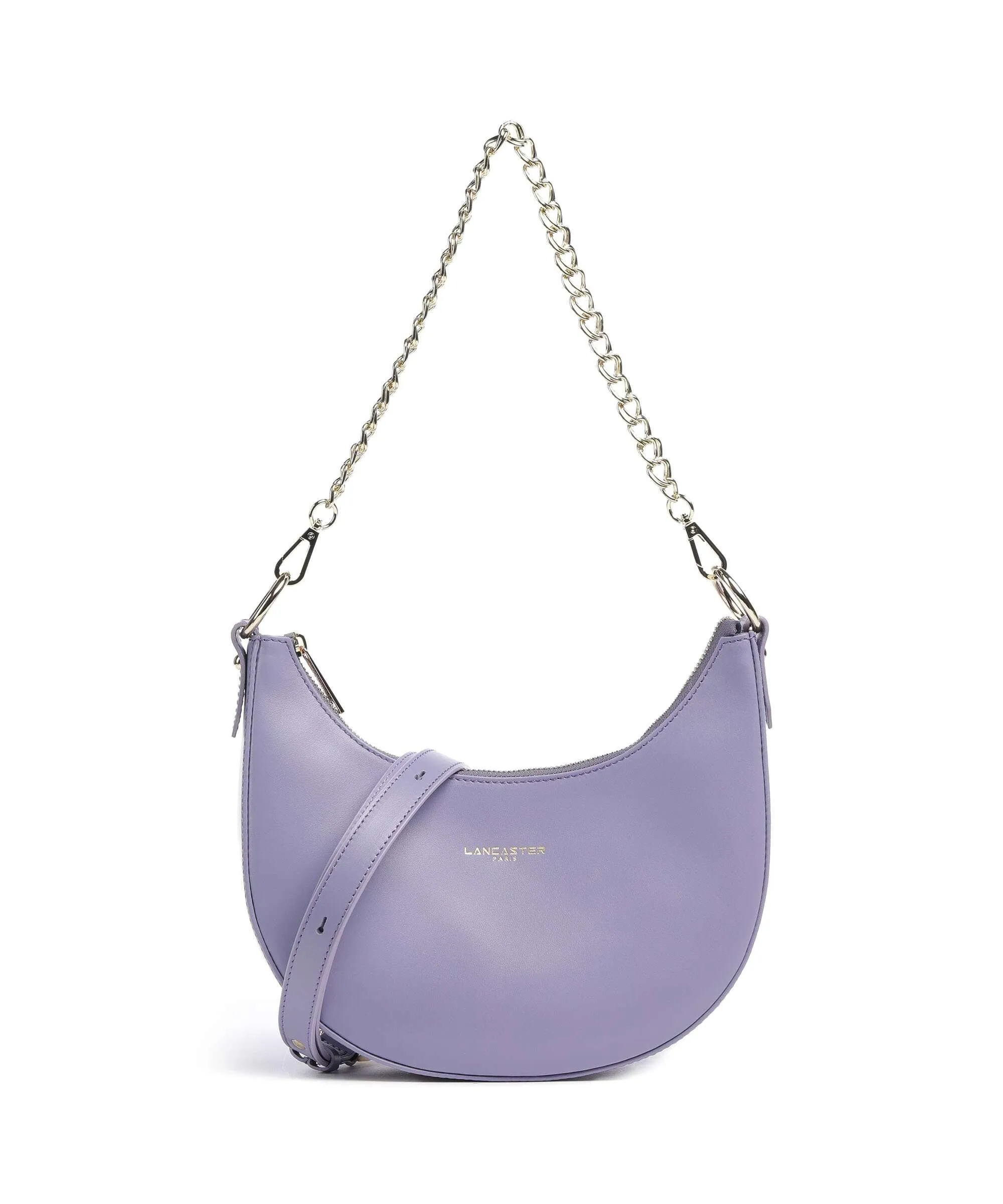  Lancaster Paris Aimy Borsa a spalla pelle di vacchetta finemente grana viola  