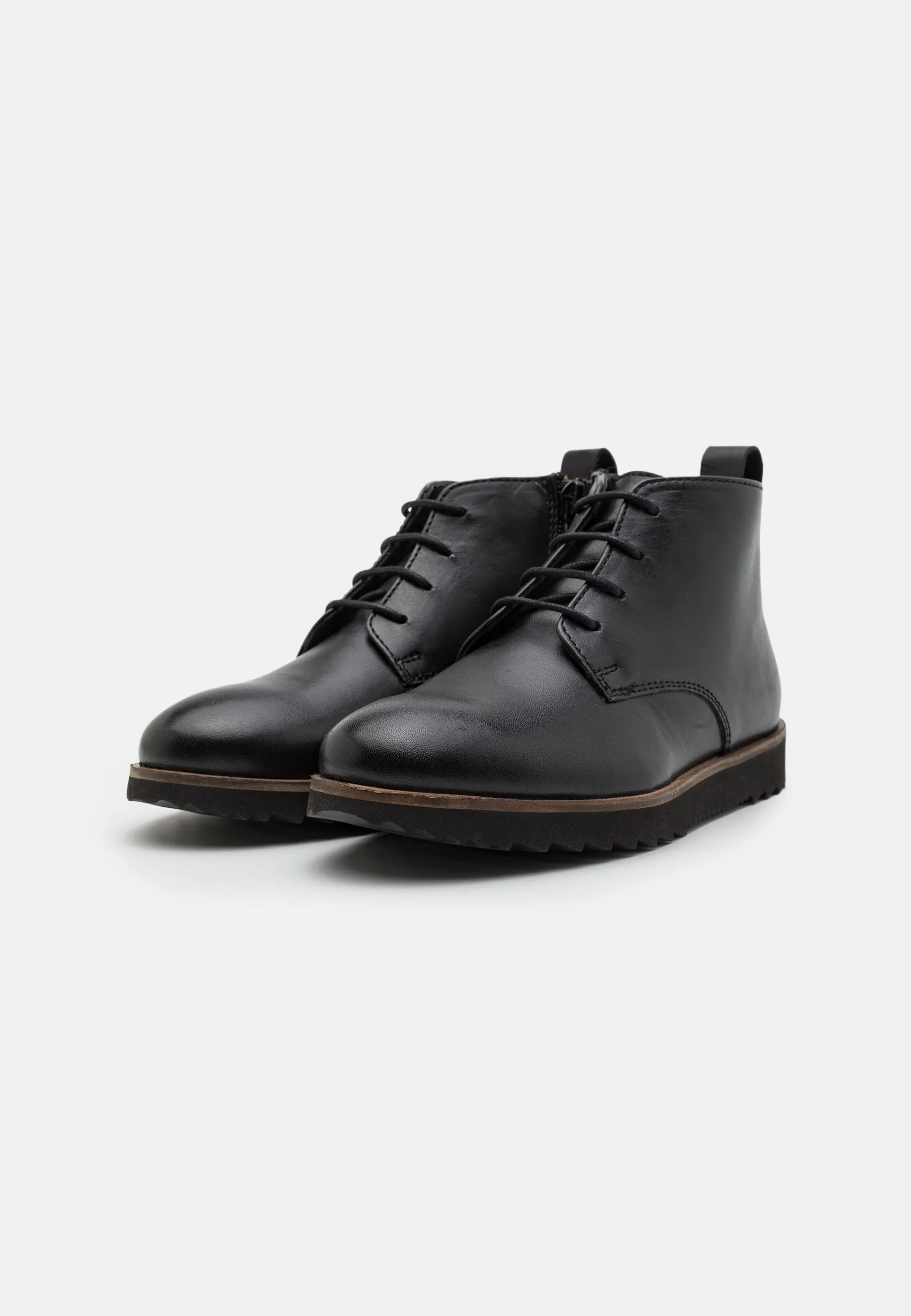 LEATHER - Stivaletti stringati