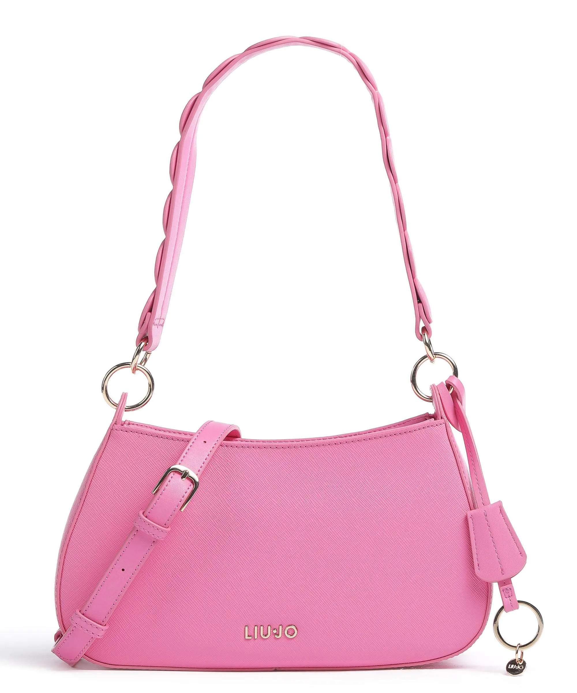  Liu Jo Agar Borsa a spalla pelle sintetica pink  