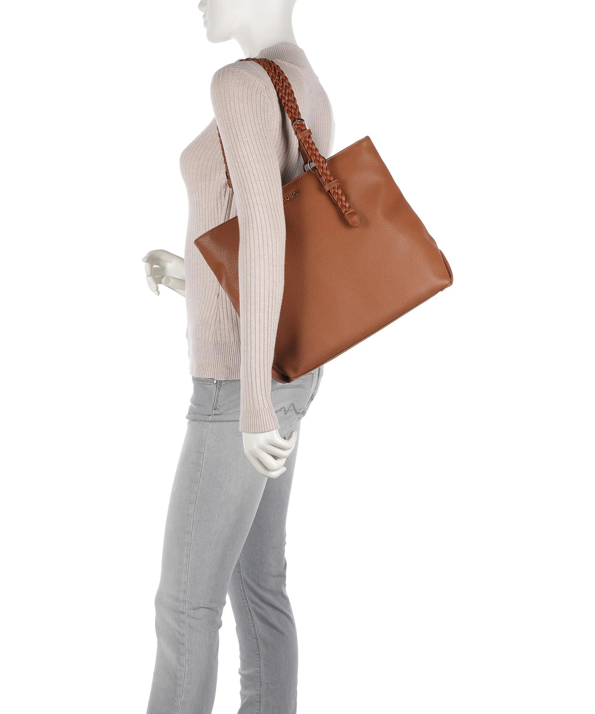  Liu Jo Campanula Borsa shopper pelle sintetica marrone  